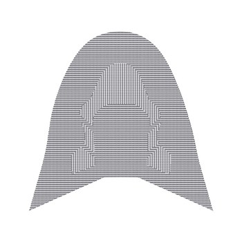 Mīksta poliestera auduma sieta apavu augšdaļa